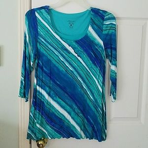 Three quarter sleeve Miraclesuit blouse